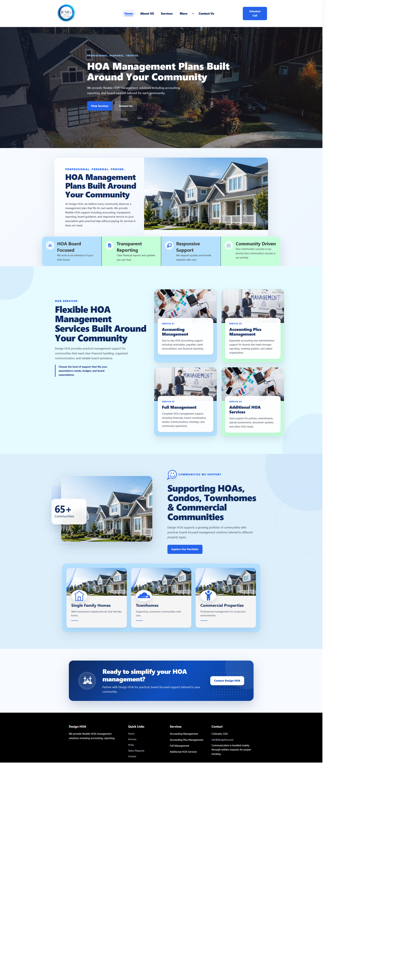 Design HOA Website